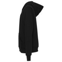 Bella + Canvas Youth Sponge Fleece Full-Zip Hoodie Sweatshirt, Black, Left Sleeve view