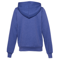 Bella + Canvas Youth Sponge Fleece Full-Zip Hoodie Sweatshirt, Heather True Royal, Back view