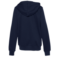 Bella + Canvas Youth Sponge Fleece Full-Zip Hoodie Sweatshirt, Navy, Back view