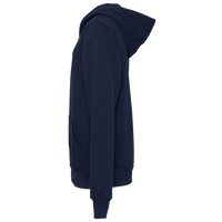 Bella + Canvas Youth Sponge Fleece Full-Zip Hoodie Sweatshirt, Navy, Left Sleeve view