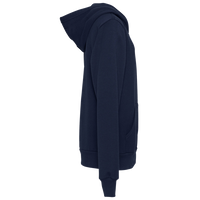 Bella + Canvas Youth Sponge Fleece Full-Zip Hoodie Sweatshirt, Navy, Right Sleeve view