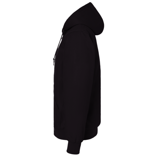 Berne Apparel Men's Berne Heritage Hooded Jacket, Black, Left Sleeve view