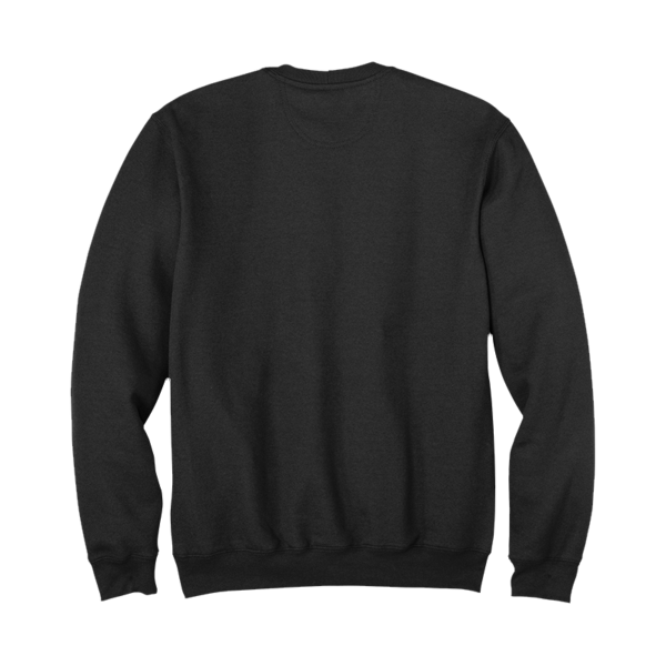 Carhartt Midweight Crewneck Sweatshirt, Black, Back view