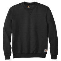 Carhartt Midweight Crewneck Sweatshirt, Black, Front view