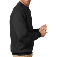 Carhartt Midweight Crewneck Sweatshirt, Black, Right Sleeve view