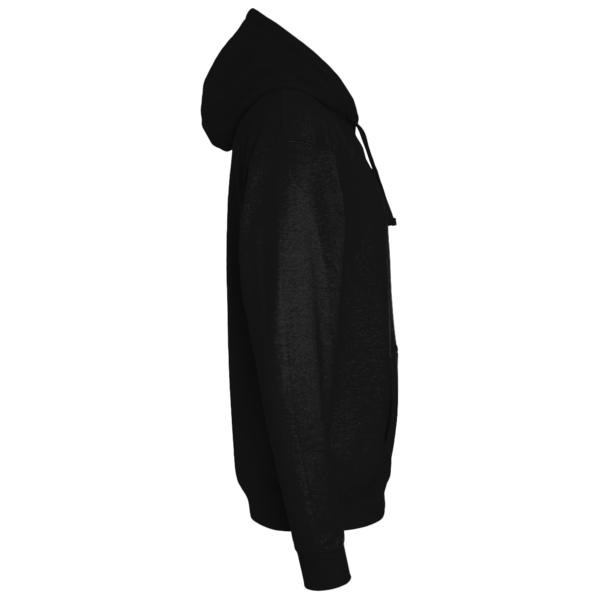 Carhartt Midweight Hooded Logo Sweatshirt, Black, Right Sleeve view