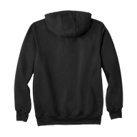 Carhartt Rain Defender ® Paxton Heavyweight Hooded Sweatshirt, Black, Back view