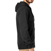 Carhartt Rain Defender ® Paxton Heavyweight Hooded Zip Front Sweatshirt, Black, Right Sleeve view