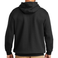 Carhartt Tall Midweight Hooded Sweatshirt, Black, Back view