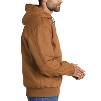 Carhartt Tall Washed Duck Active Jac, Carhartt Brown, Right Sleeve view