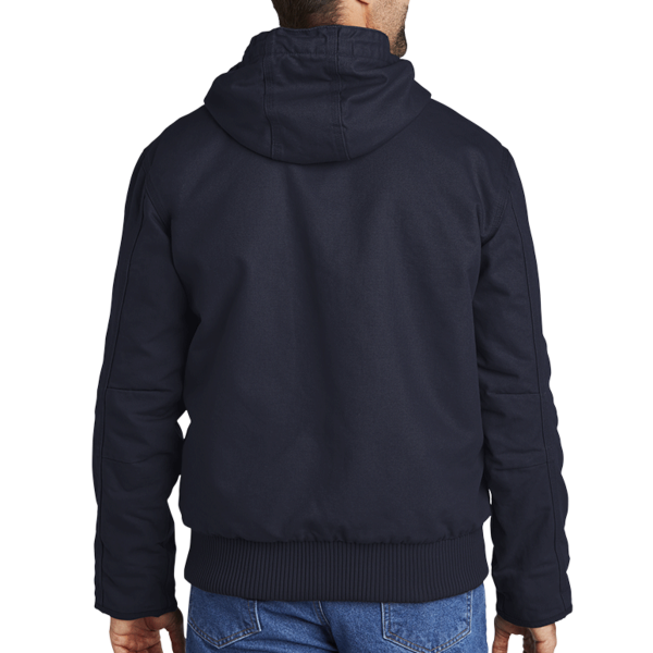 Carhartt Tall Washed Duck Active Jac, Navy, Back view