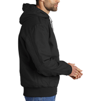 Carhartt Washed Duck Active Jac, Black, Right Sleeve view