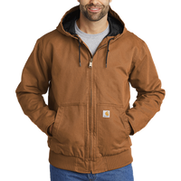 Carhartt Washed Duck Active Jac, Carhartt Brown, Front view