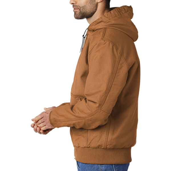 Carhartt Washed Duck Active Jac, Carhartt Brown, Left Sleeve view
