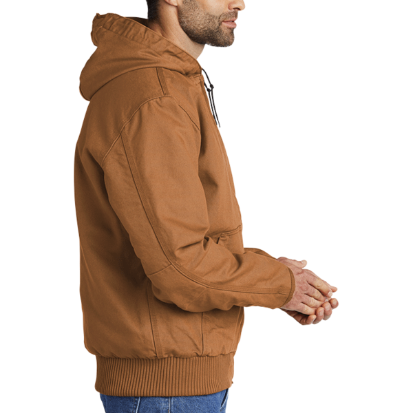 Carhartt Washed Duck Active Jac, Carhartt Brown, Right Sleeve view