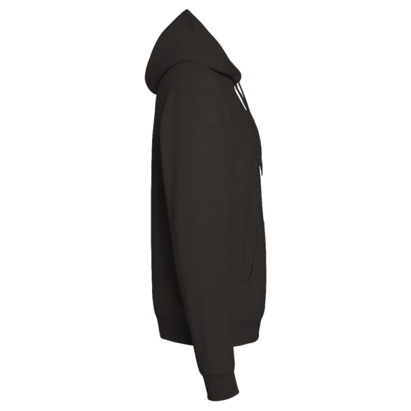 Champion Unisex Powerblend® Hooded Sweatshirt, Black, Right Sleeve view