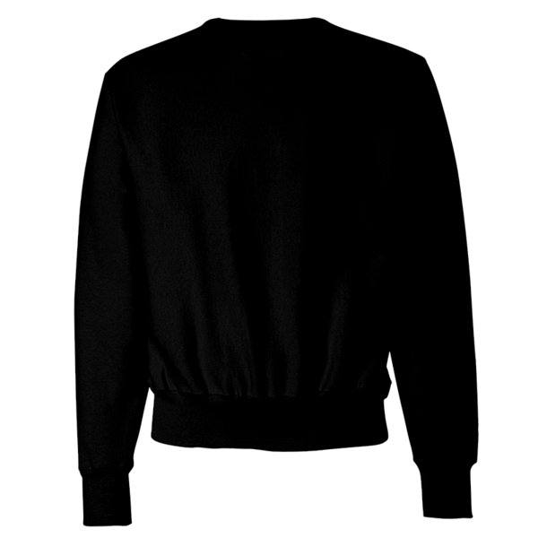 Champion Unisex Reverse Weave® Crewneck Sweatshirt, Black, Front view