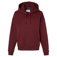 Champion Women's Powerblend® Hooded Sweatshirt, Maroon, Front view