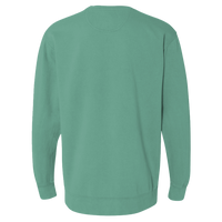 Comfort Colors Unisex Garment-Dyed Crewneck Sweatshirt, Seafoam, Back view