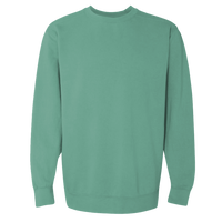 Comfort Colors Unisex Garment-Dyed Crewneck Sweatshirt, Seafoam, Front view