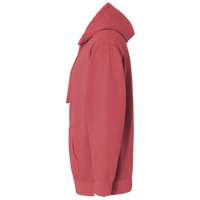 Comfort Colors Unisex Garment-Dyed Hooded Sweatshirt, Crimson, Left Sleeve view
