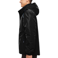 Core 365 Men's Tall Profile Fleece-Lined All-Season Jacket, Black, Left Sleeve view