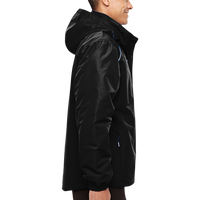 Core 365 Men's Tall Profile Fleece-Lined All-Season Jacket, Black, Right Sleeve view