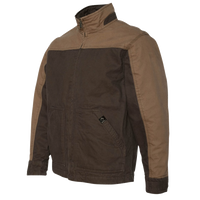 DRI DUCK Men's Horizon Boulder Cloth™ Canvas Jacket, Tobacco / Field Khaki, Left Sleeve view