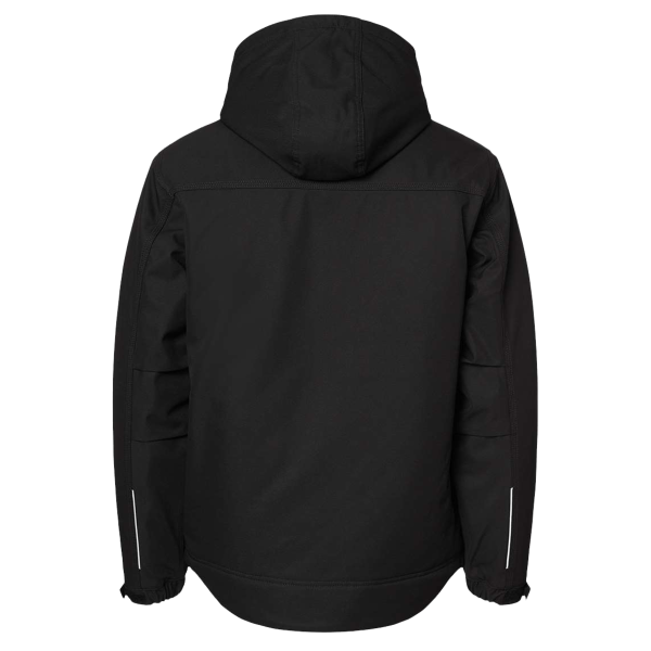 DRI DUCK Men's Kodiak Jacket, Black, Back view