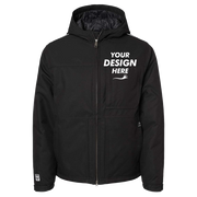 DRI DUCK Men's Kodiak Jacket, Black, Front view, Mockup