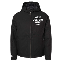 DRI DUCK Men's Kodiak Jacket, Black, Front view, Mockup