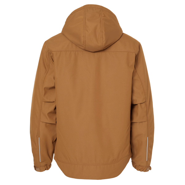 DRI DUCK Men's Kodiak Jacket, Saddle, Back view