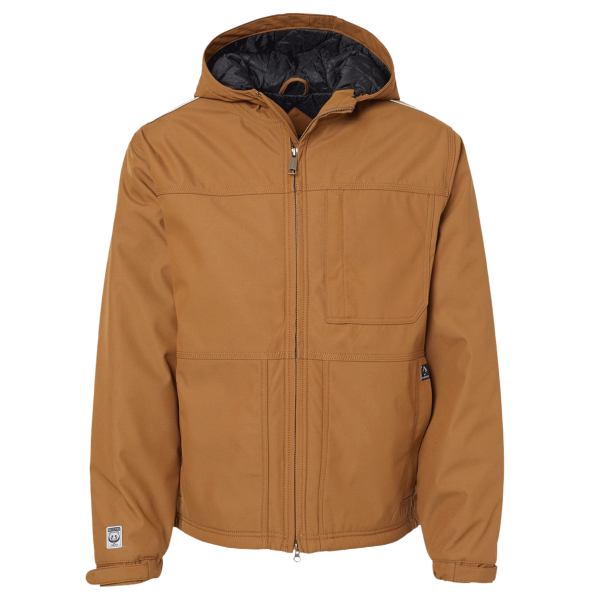 DRI DUCK Men's Kodiak Jacket, Saddle, Front view
