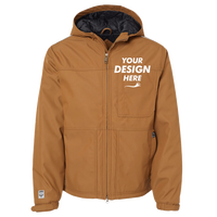 DRI DUCK Men's Kodiak Jacket, Saddle, Front view, Mockup