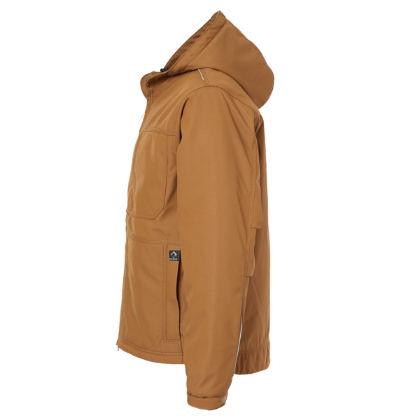 DRI DUCK Men's Kodiak Jacket, Saddle, Left Sleeve view