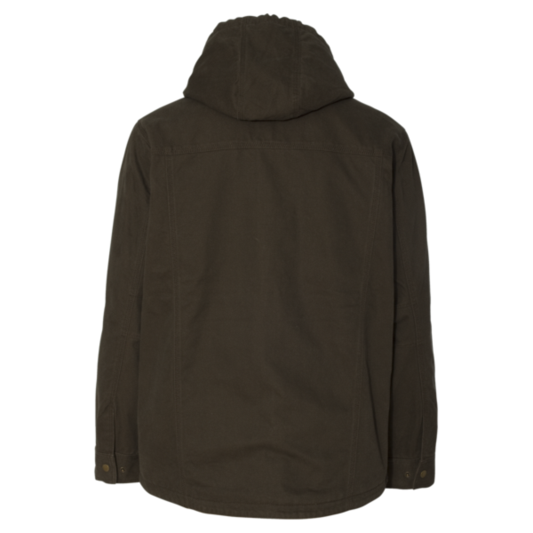 DRI DUCK Men's Laredo Boulder Cloth™ Canvas Jacket with Thermal Lining, Tobacco, Back view
