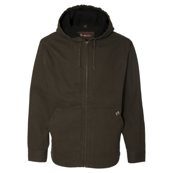 DRI DUCK Men's Laredo Boulder Cloth™ Canvas Jacket with Thermal Lining, Tobacco, Front view