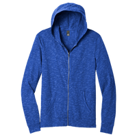 District Medal Full Zip Hoodie, Deep Royal, Front view