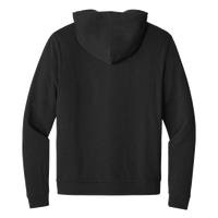 District Perfect Tri ® Fleece Full Zip Hoodie, Black, Back view