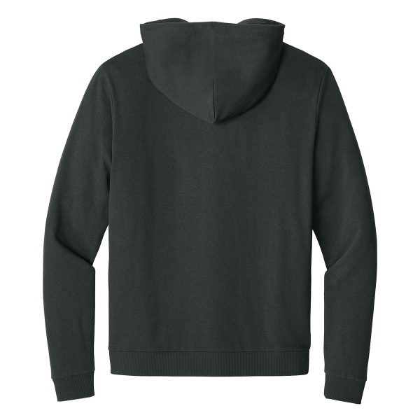 District Perfect Tri ® Fleece Full Zip Hoodie, Deepest Grey, Back view