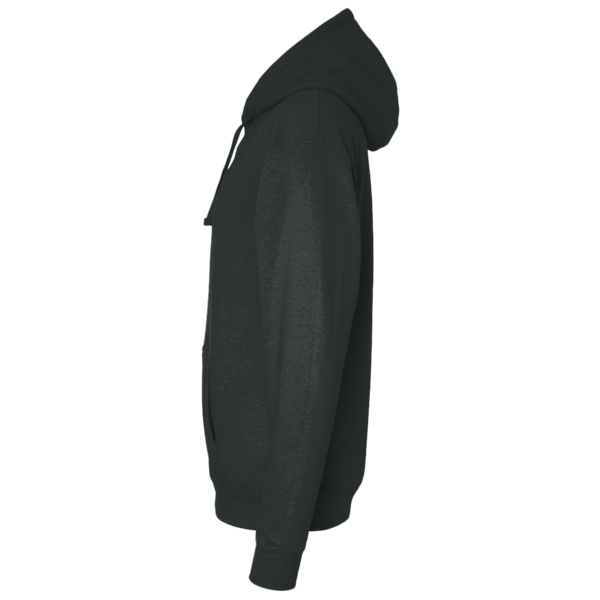 District Perfect Tri ® Fleece Full Zip Hoodie, Deepest Grey, Left Sleeve view