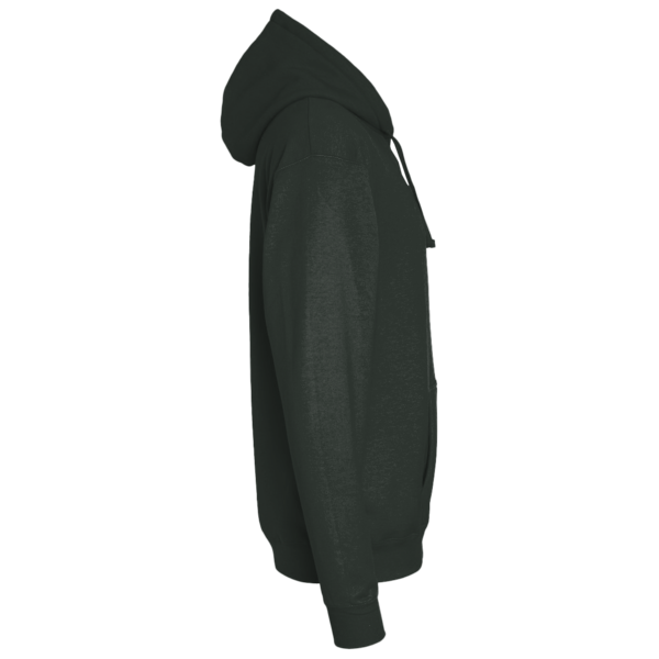 District Perfect Tri ® Fleece Full Zip Hoodie, Deepest Grey, Right Sleeve view