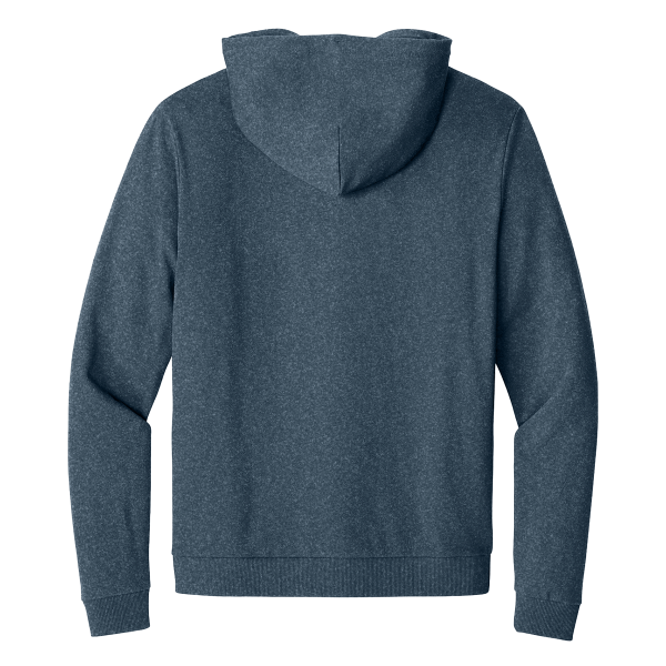 District Perfect Tri ® Fleece Full Zip Hoodie, Navy Frost, Back view