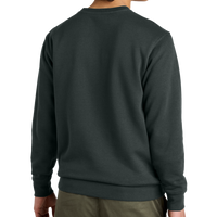 District V.I.T. Fleece Crew, Charcoal, Back view