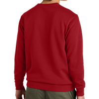 District V.I.T. Fleece Crew, Classic Red, Back view