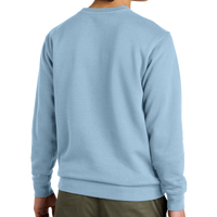 District V.I.T. Fleece Crew, Ice Blue, Back view