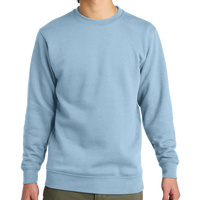 District V.I.T. Fleece Crew, Ice Blue, Front view