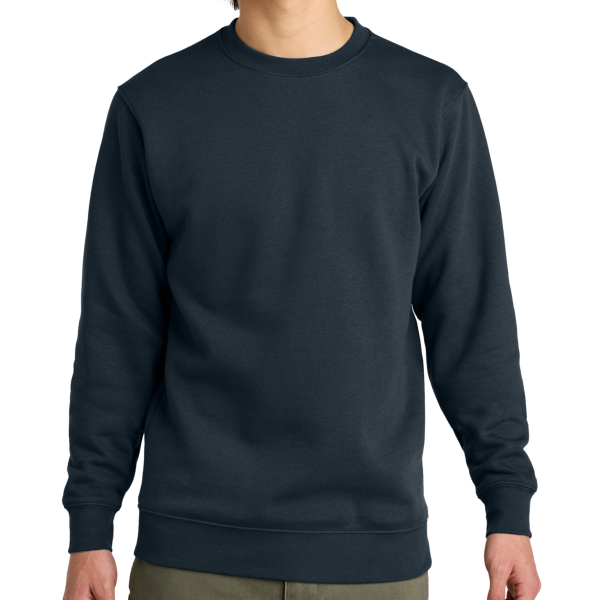 District V.I.T. Fleece Crew, New Navy, Front view