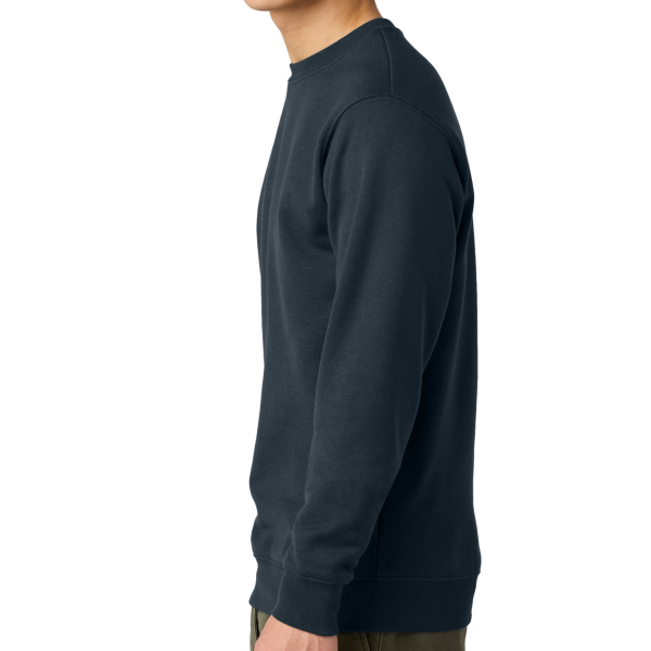 District V.I.T. Fleece Crew, New Navy, Left Sleeve view