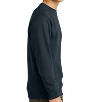 District V.I.T. Fleece Crew, New Navy, Right Sleeve view